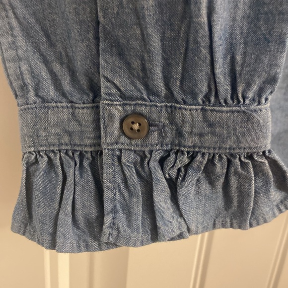 JCrew ruffle neck top - Picture 3 of 5